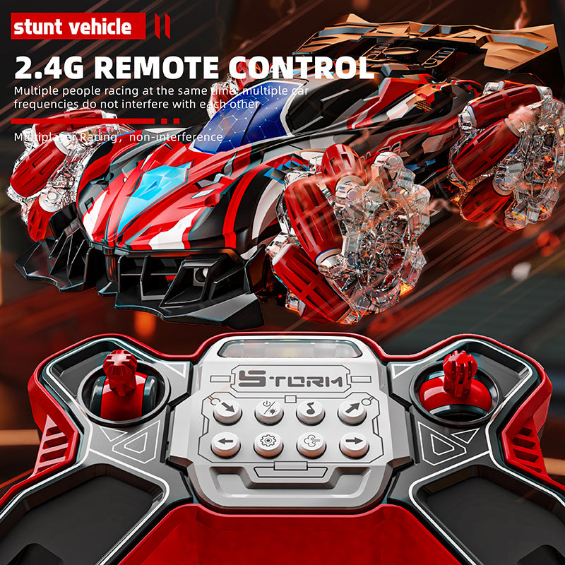 F1 RC Gesture Sensing Stunt Remote Control Car Light Music Four-Wheel Drive Off-Road Racing Toy Simulated Spray Children's Toy Gift - Bellarte Enchanté F1 RC Gesture Sensing Stunt Remote Control Car Light Music Four-Wheel Drive Off-Road Racing Toy Simulated Spray Children's Toy Gift
